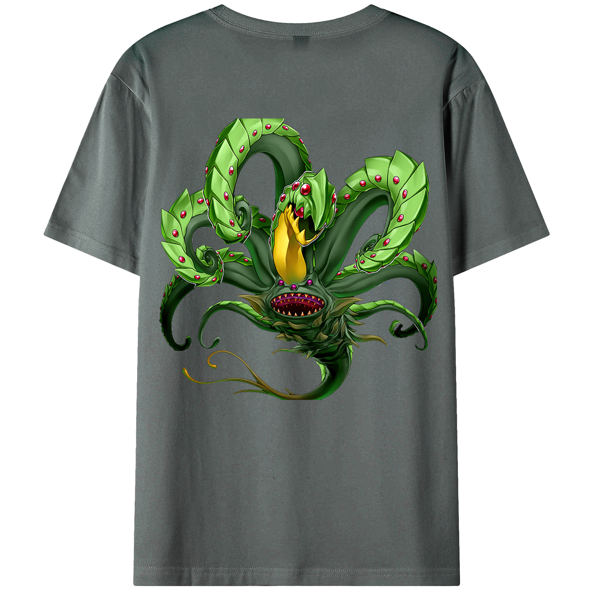 （画像用） 遊☆戯☆王 Yu-Gi-Oh! 綿100％ メンズ半袖Tシャツ（バックプリント） 通気性